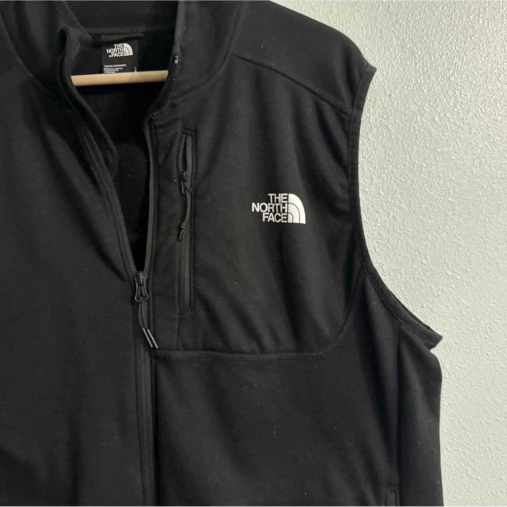 The North Face‎ Canyonlands Vest Men's Large Black Fleece Full Zip EUC